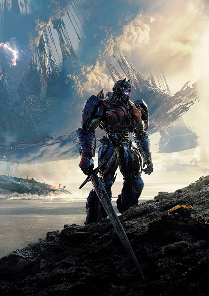 Картинки Трансформеры: Последний рыцарь Мечи Робот Optimus Prime Фильмы Кино